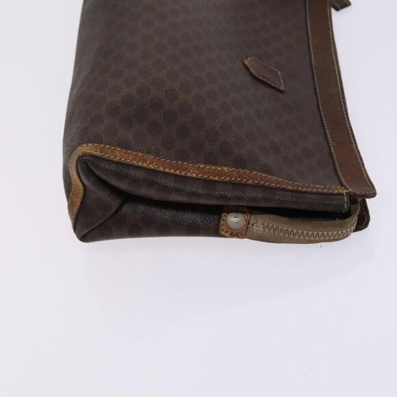 CELINE Macadam Canvas Shoulder Bag PVC Leather 2Set Brown Auth bs23540 - Picture 15 of 16